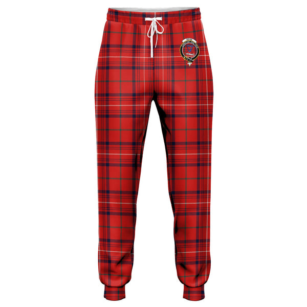 Rose Modern Clan Badge Tartan Jogger Pants