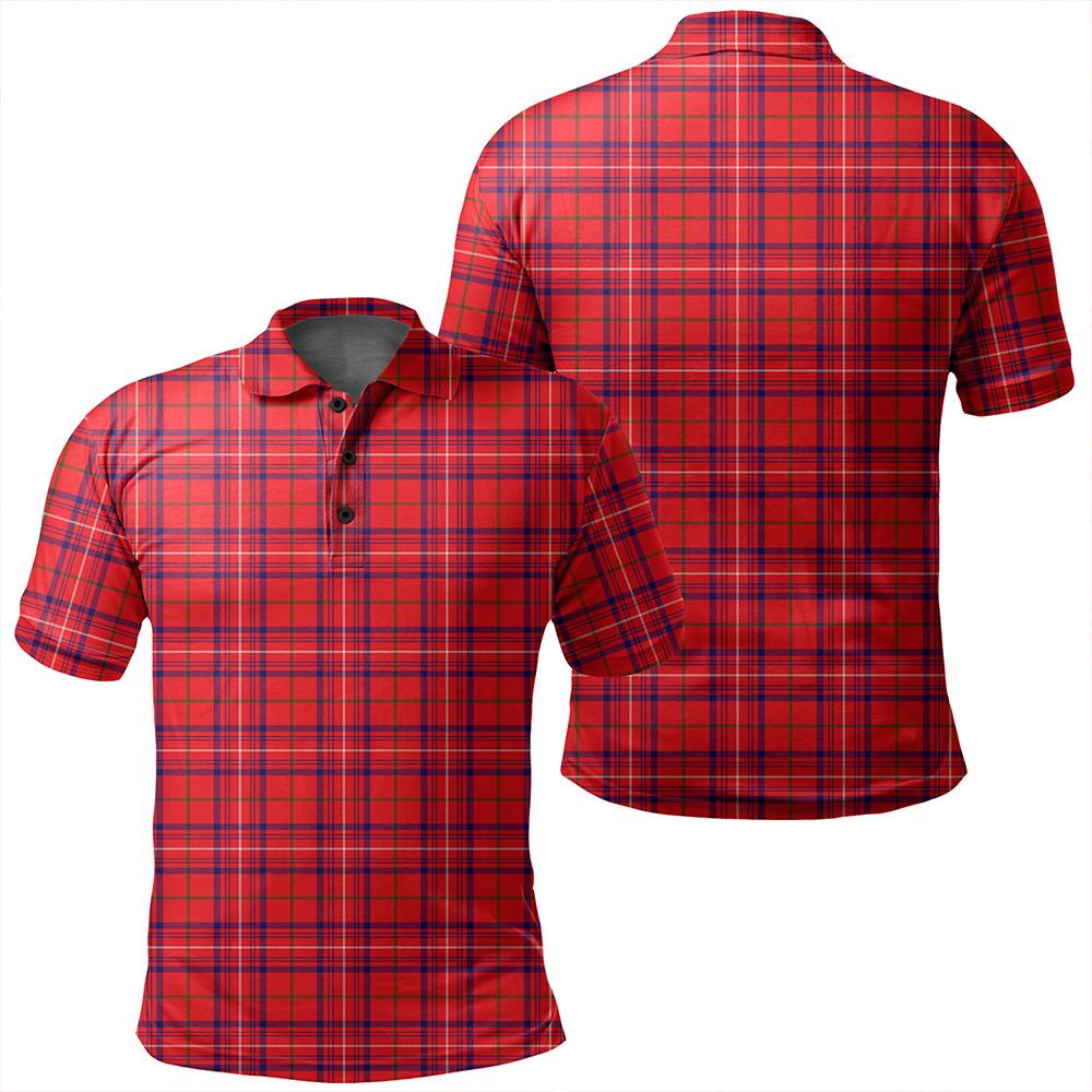 Rose Modern Tartan Classic Polo Shirt