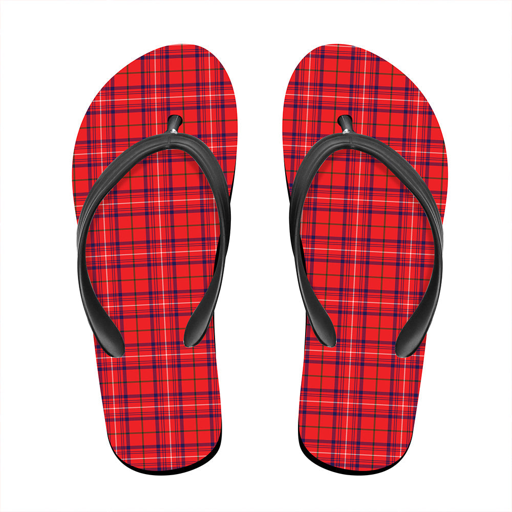 Rose Modern Tartan Classic Flip Flop