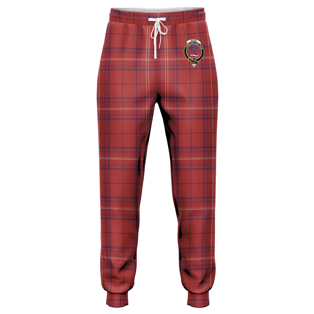 Rose of Kilravock Weathered Clan Badge Tartan Jogger Pants