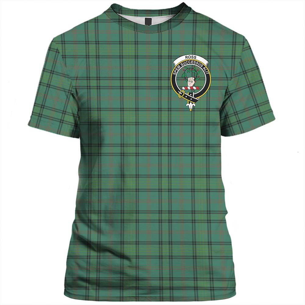 Ross Hunting Ancient Tartan Classic Crest T-Shirt