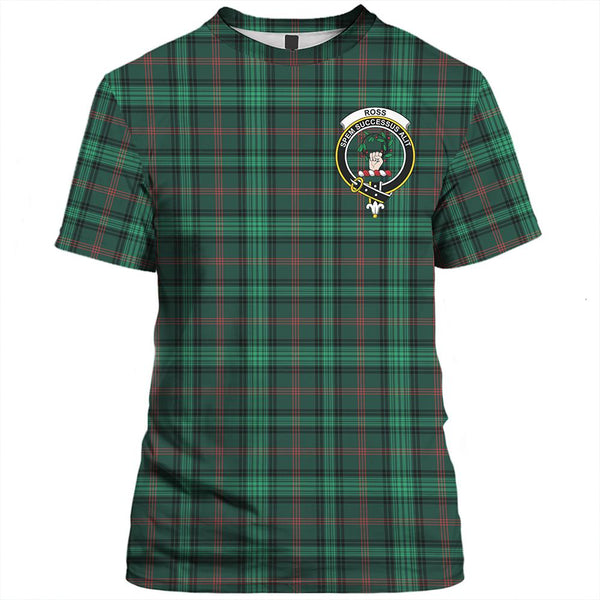 Ross Hunting Modern Tartan Classic Crest T-Shirt