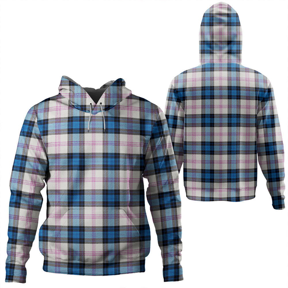 Ross Dress Blue Modern Tartan Classic Hoodie