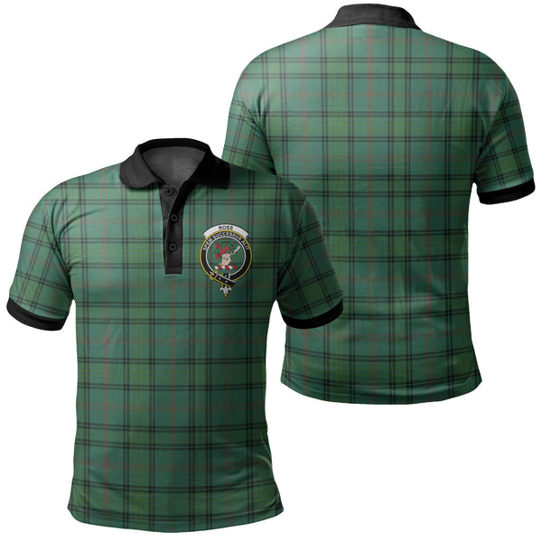 Ross Hunting Ancient Tartan Crest Polo Shirt Black Neck 2 Style