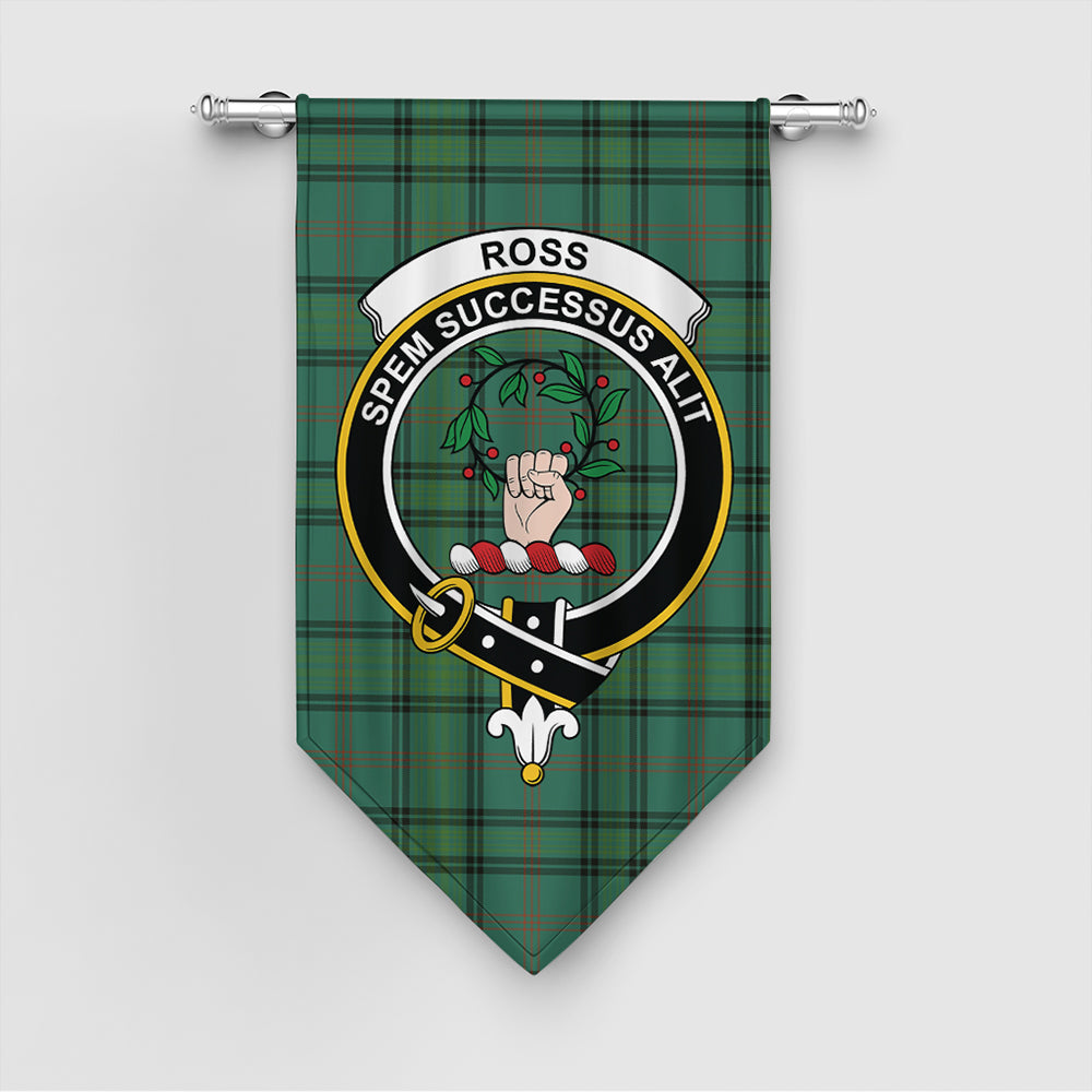 Ross Hunting Ancient Tartan Classic Crest Gonfalon