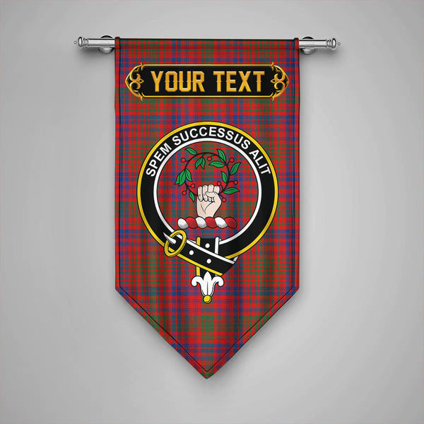 Ross Modern Clan Badge Tartan Gonfalon Personalize