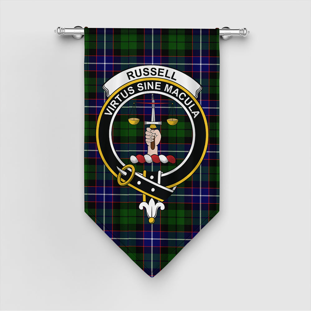 Russell Modern Tartan Classic Crest Gonfalon