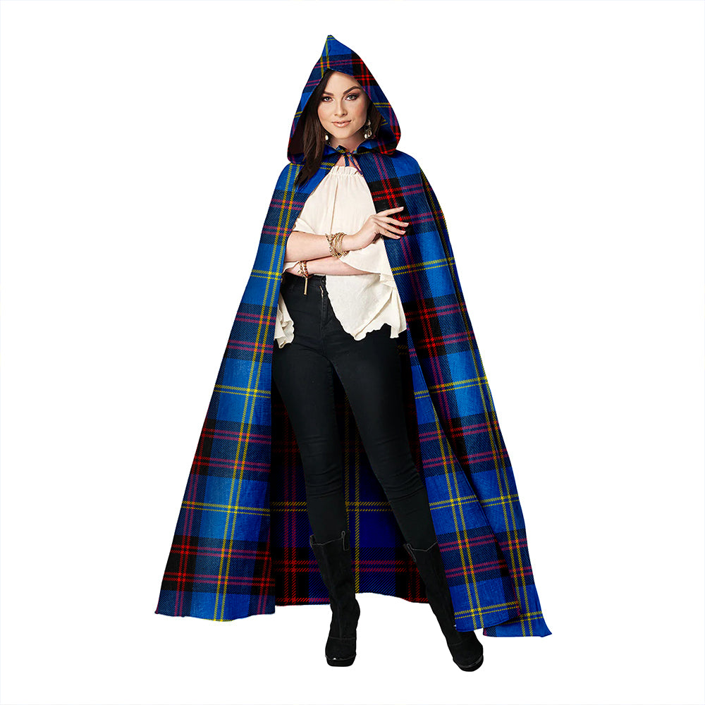 Rutherford Modern Clan Badge Tartan Hooded Cloak