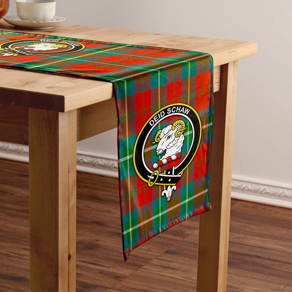 Ruthven Ancient Clan Badge Tartan Table Runner