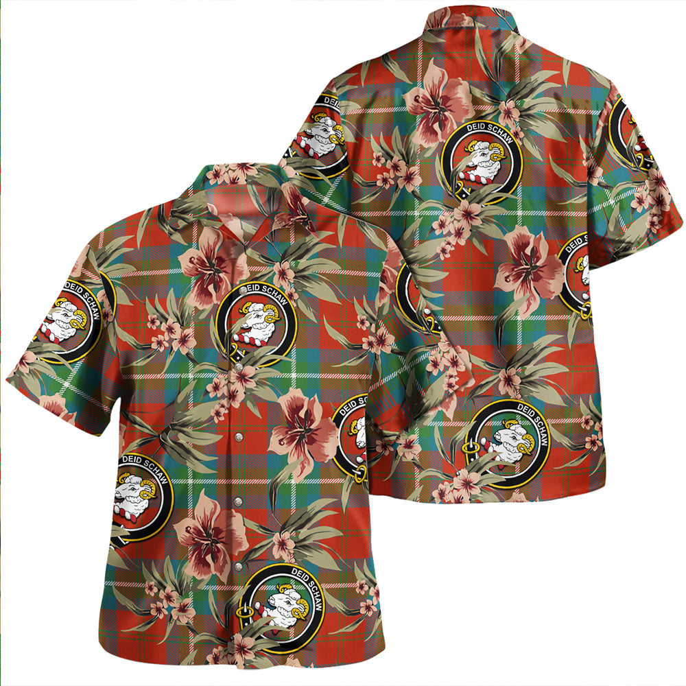 Ruthven Ancient Clan Badge Tartan Aloha Hawaiian Shirt Tropical Old Style