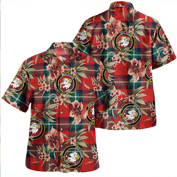 Ruthven Modern Clan Badge Tartan Aloha Hawaiian Shirt Tropical Old Style