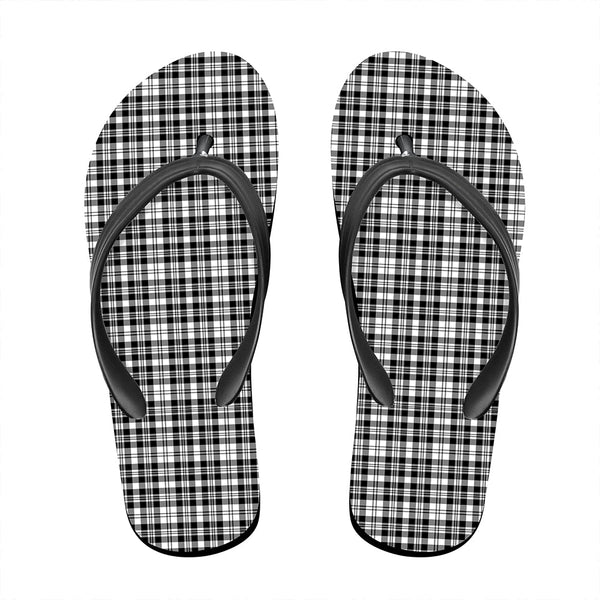 Scott Black & White Modern Tartan Classic Flip Flop