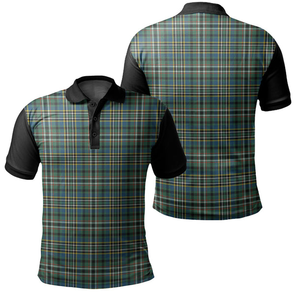 Scott Green Ancient Tartan Classic Polo Shirt Black Neck 1 Style