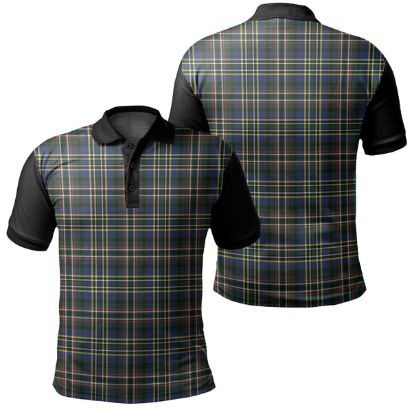 Scott Green Modern Tartan Classic Polo Shirt Black Neck 1 Style