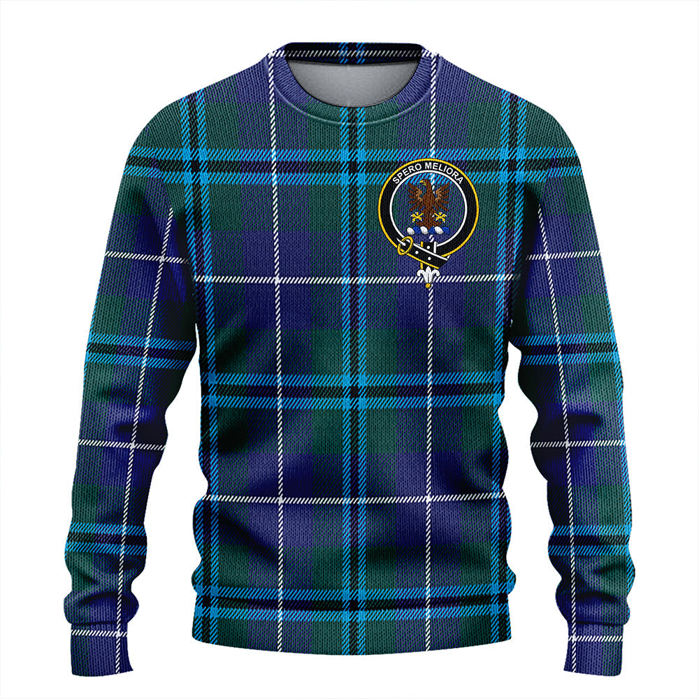 Sandilands Clan Badge Tartan Knitted Sweater