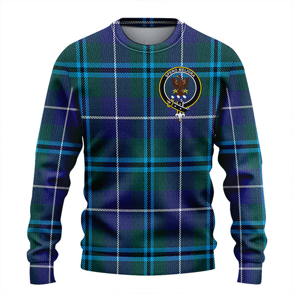 Sandilands Clan Badge Tartan Knitted Sweater