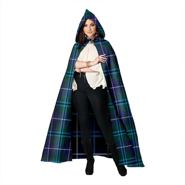 Sandilands Clan Badge Tartan Hooded Cloak