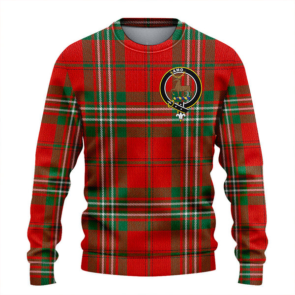 Scott Ancient Clan Badge Tartan Knitted Sweater