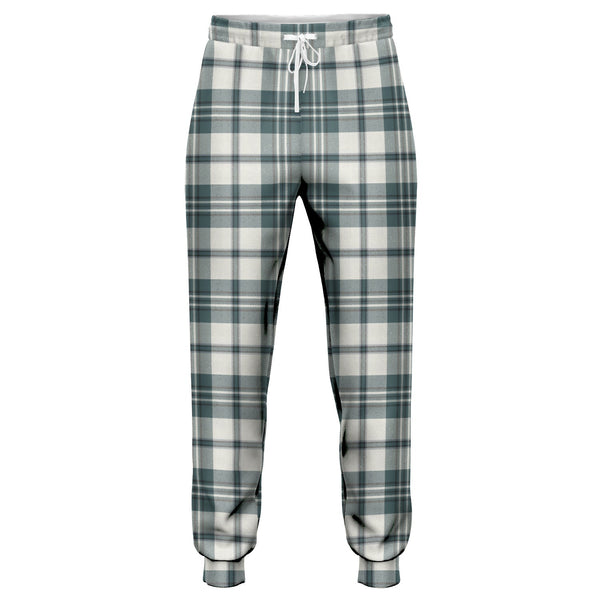 Scott Dress Turquoise Weathered Tartan Jogger Pants