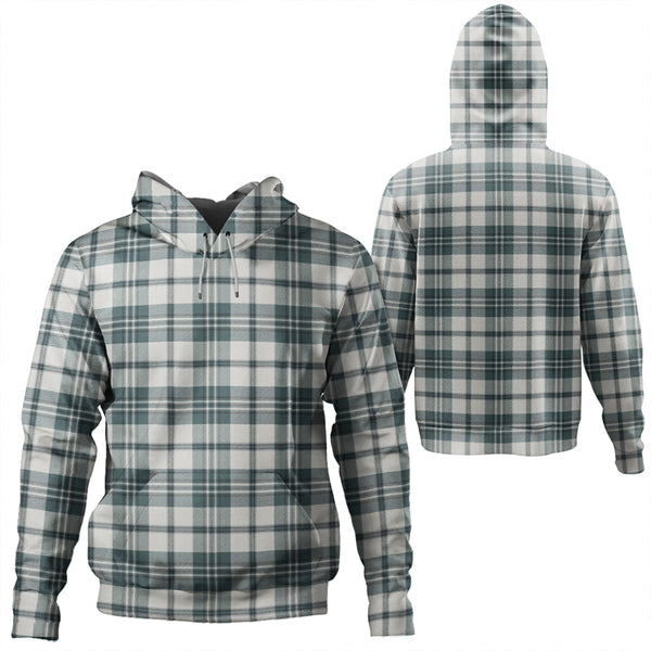 Scott Dress Turquoise Weathered Tartan Classic Hoodie