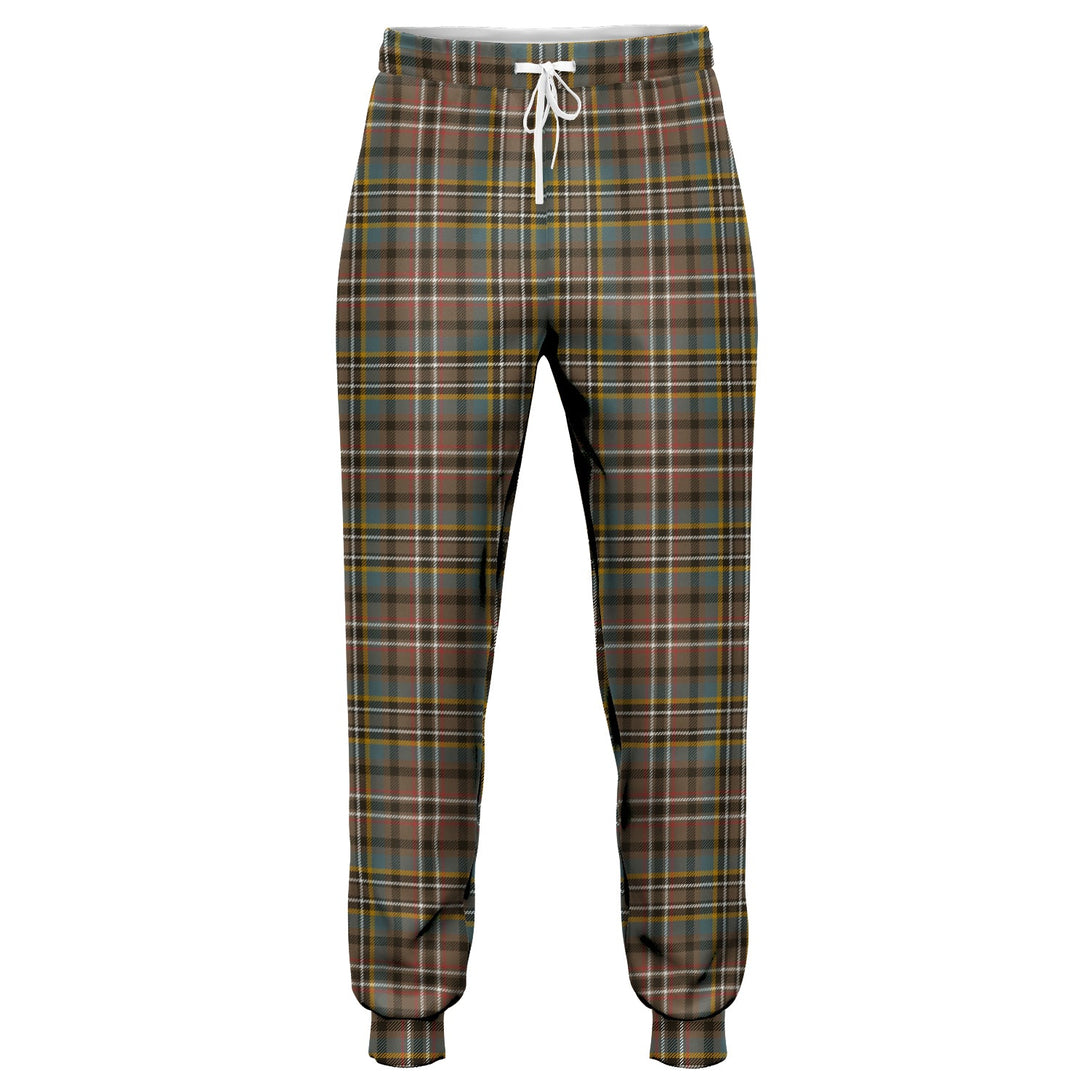 Scott Green Weathered Tartan Jogger Pants