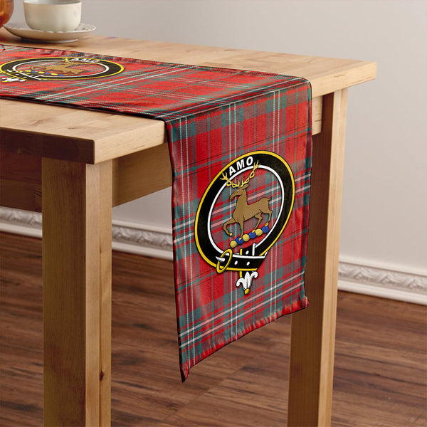 Scott Weathered Clan Badge Tartan Table Runner