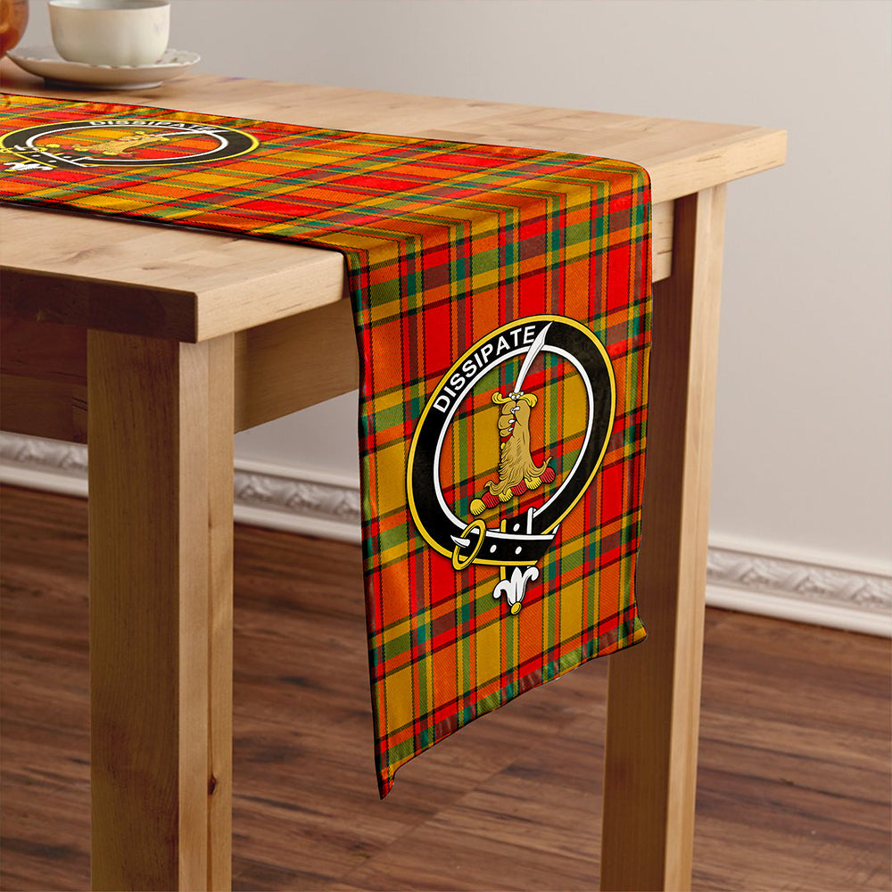 Scrimgeour of Glassary Modern Clan Badge Tartan Table Runner