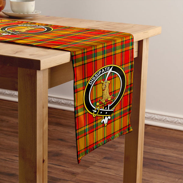 Scrimgeour of Glassary Modern Clan Badge Tartan Table Runner