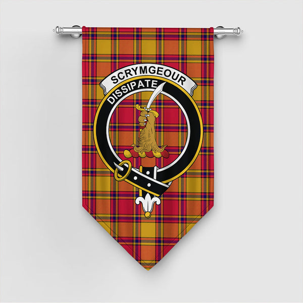 Scrymgeour Tartan Classic Crest Gonfalon