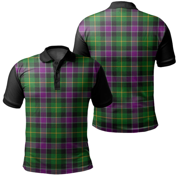 Selkirk Tartan Classic Polo Shirt Black Neck 1 Style