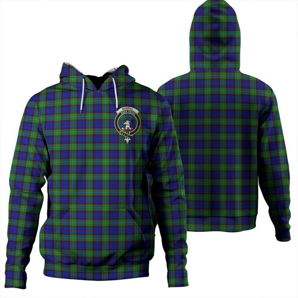 Sempill Modern Tartan Classic Crest Hoodie