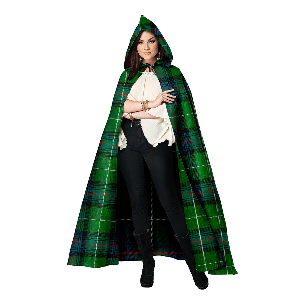 Semple Ancient Clan Badge Tartan Hooded Cloak