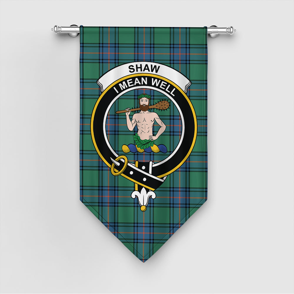 Shaw Ancient Tartan Classic Crest Gonfalon