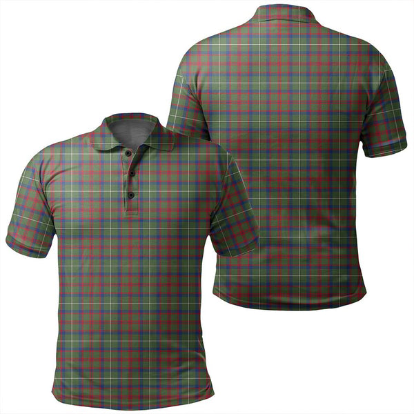 Shaw Green Modern Tartan Classic Polo Shirt