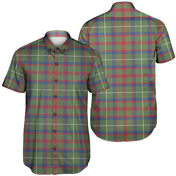 Shaw Green Modern Tartan Classic Short Sleeve Shirt