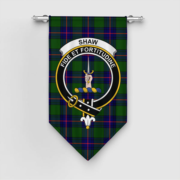 Shaw Modern Tartan Classic Crest Gonfalon