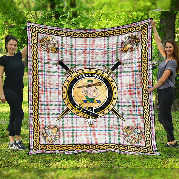 Shaw Women's Dress Ancient Clan Badge Tartan Premium Quilt Celtic Shield