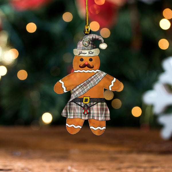 Shaw Women's Dress Ancient Clan Badge Tartan Wood Acrylic Ornament Gingerbread Scotland Warrior Personalized