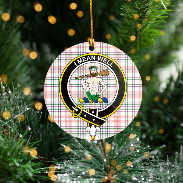 Shaw Women's Dress Modern Clan Badge Tartan Plastic Christmas Ornaments