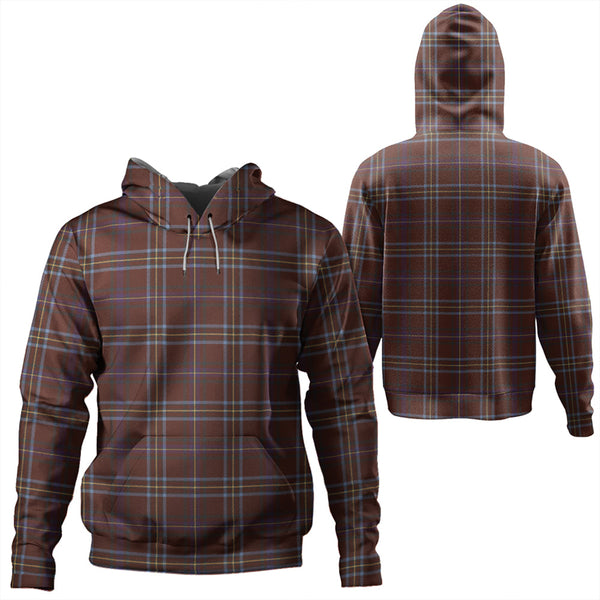 Shawl West Virginia Weathered Tartan Classic Hoodie