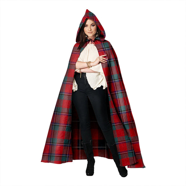 Sinclair Weathered Clan Badge Tartan Hooded Cloak