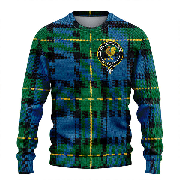 Sinclair of Ulster Ancient Clan Badge Tartan Knitted Sweater