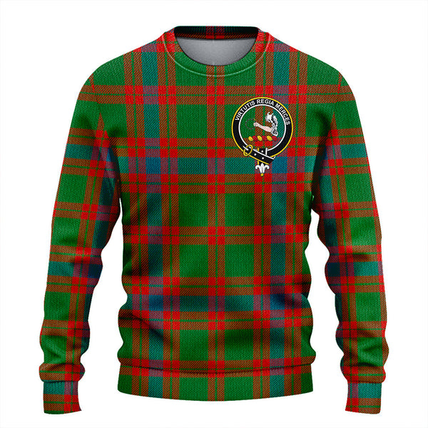 Skene Ancient Clan Badge Tartan Knitted Sweater