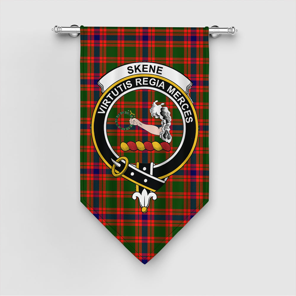 Skene Modern Tartan Classic Crest Gonfalon