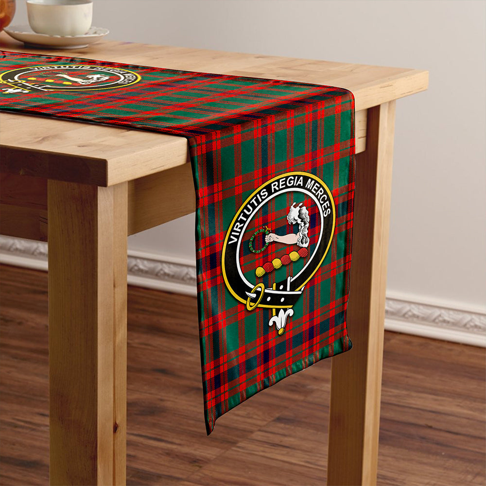 Skene Modern Clan Badge Tartan Table Runner