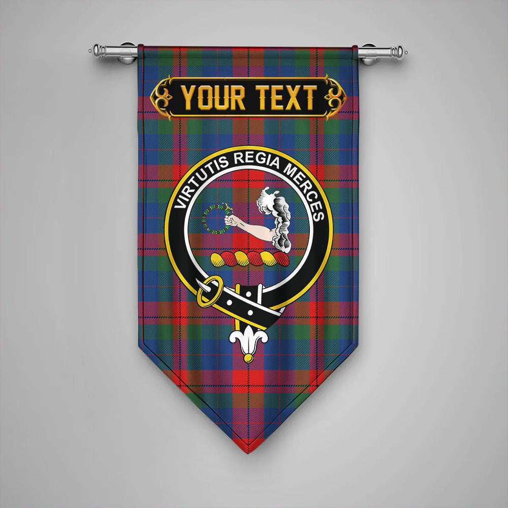 Skene of Cromar Modern Clan Badge Tartan Gonfalon Personalize