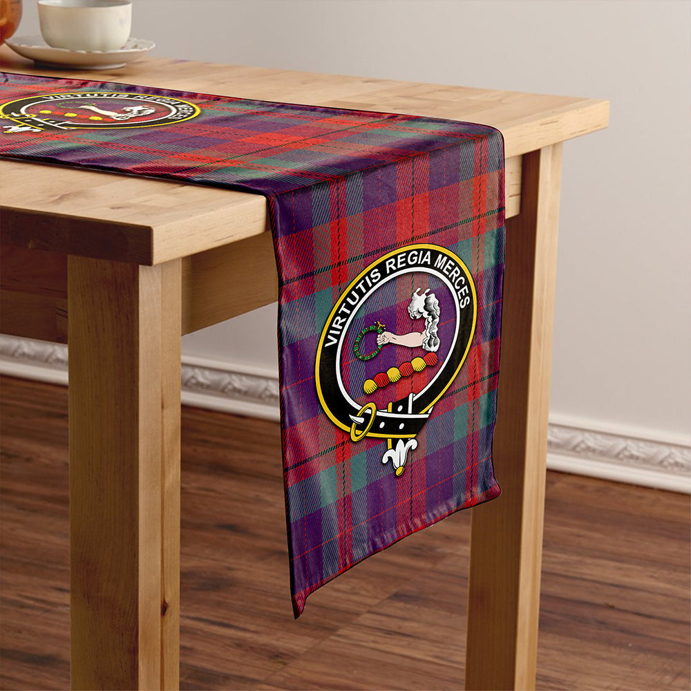 Skene of Cromar Weathered Clan Badge Tartan Table Runner