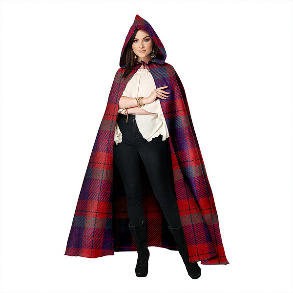 Skene of Cromar Weathered Clan Badge Tartan Hooded Cloak