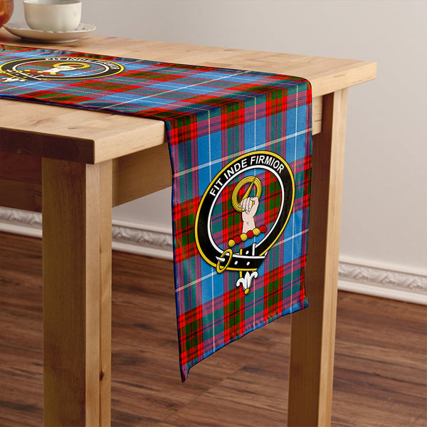 Skirving Clan Badge Tartan Table Runner