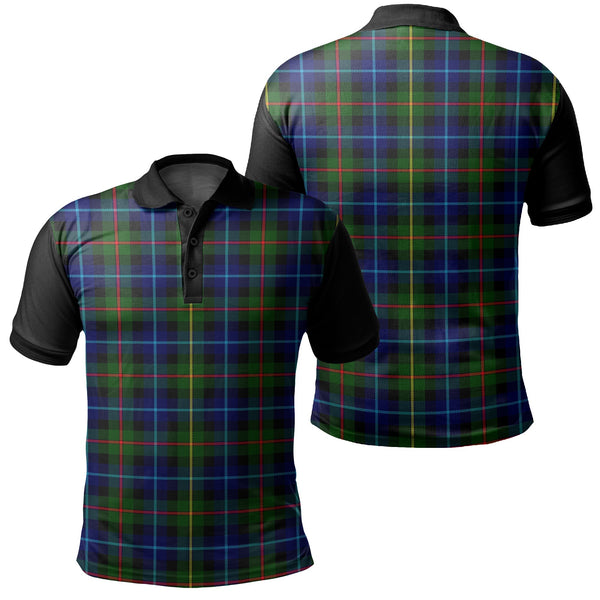 Smith Modern Tartan Classic Polo Shirt Black Neck 1 Style